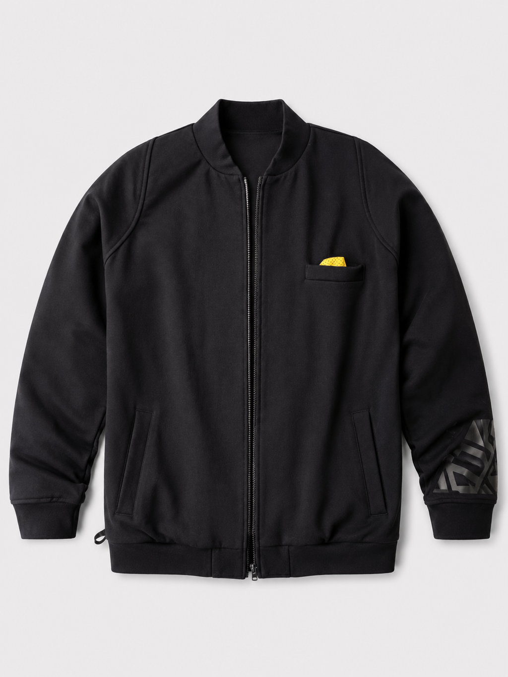 Men's Zip-Up Jacket with Mesh Lining