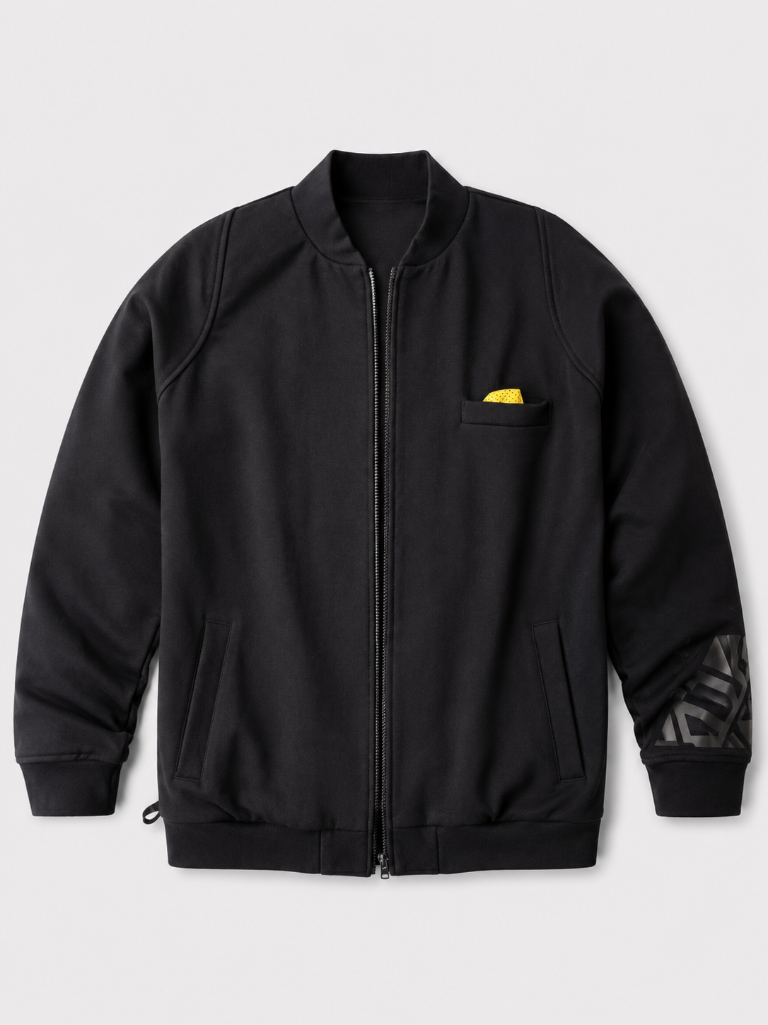 Men's Zip-Up Jacket with Mesh Lining