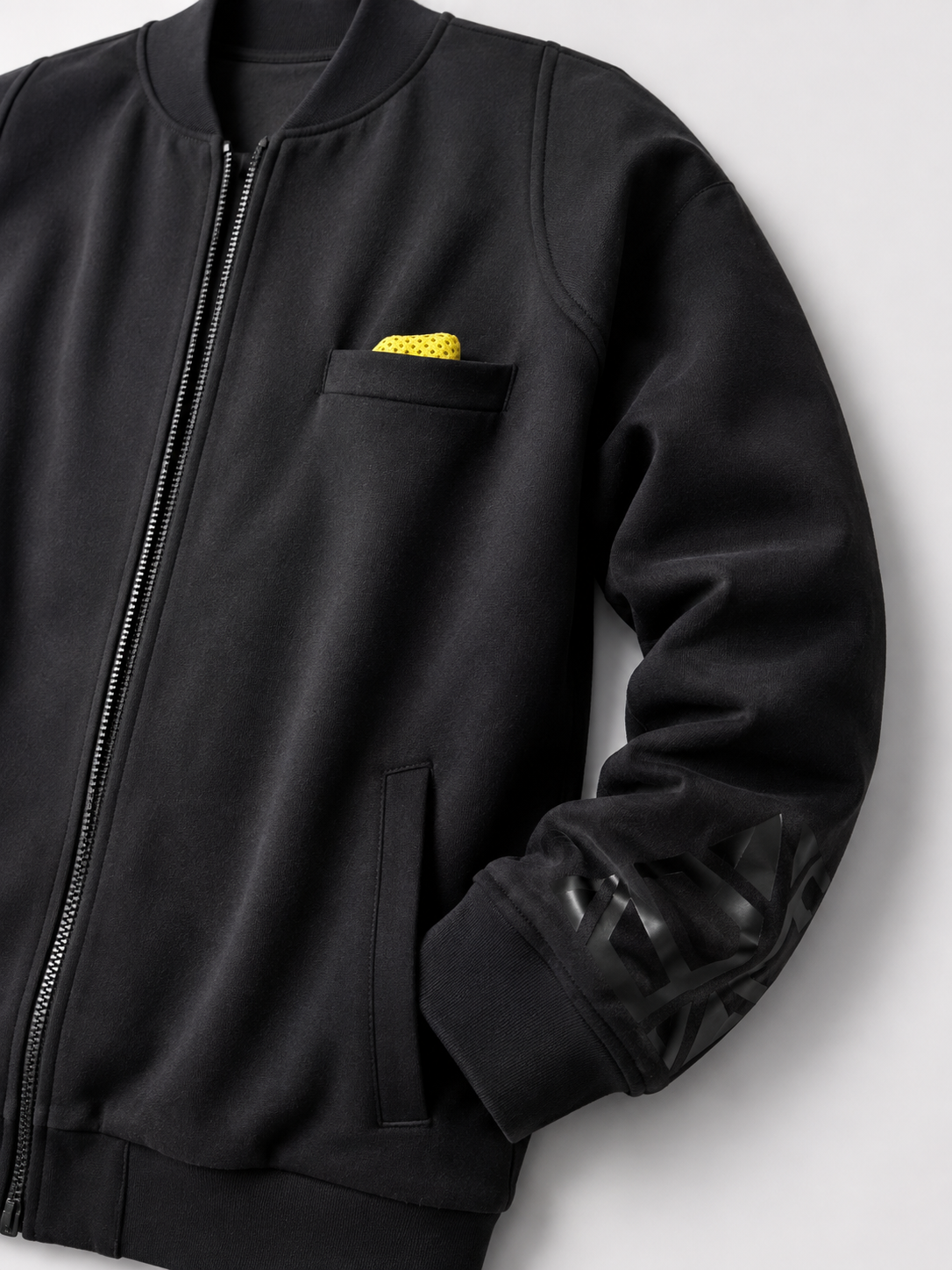 Men's Zip-Up Jacket with Mesh Lining